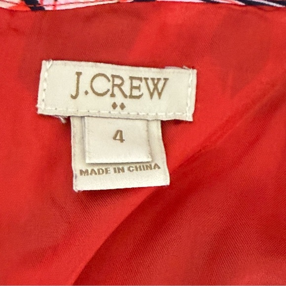 J Crew Res Floral Midi Sheath Dress. Size 4 - Picture 7 of 9